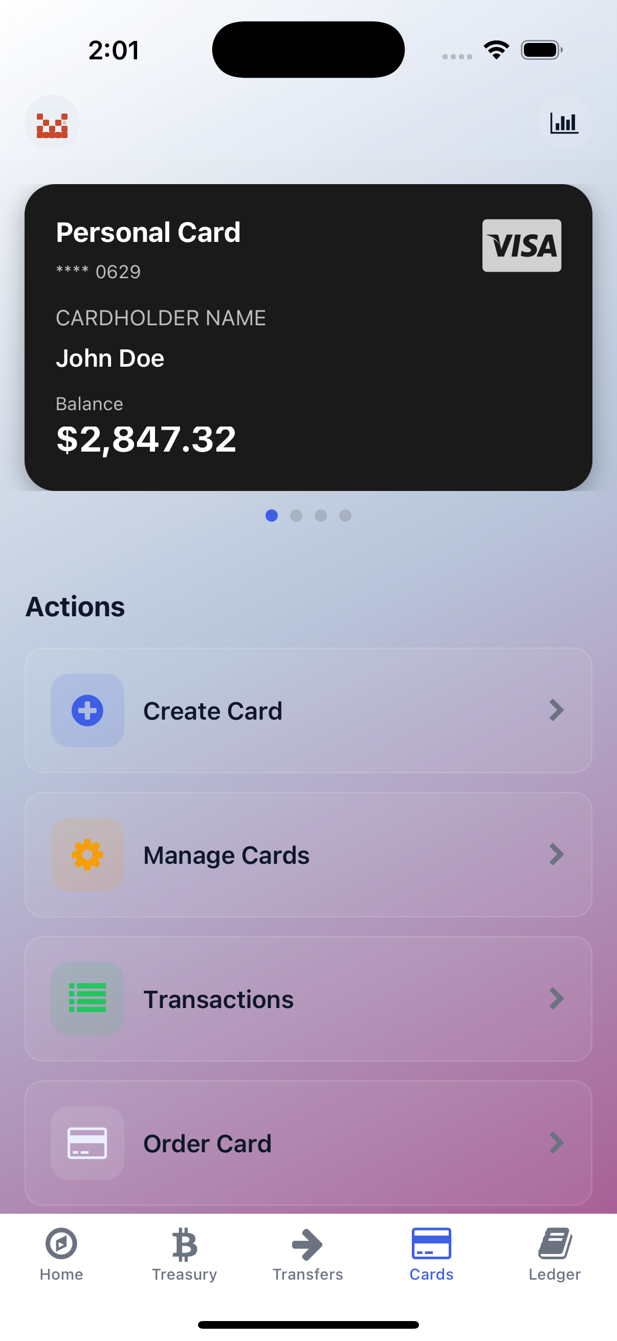 Crypto-to-euro card controls